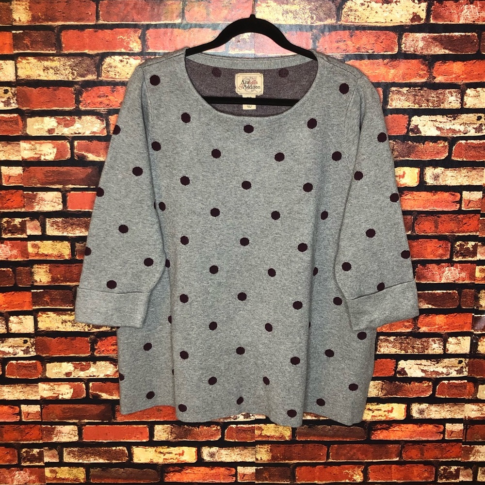 Arabella & Addison Purple Polka